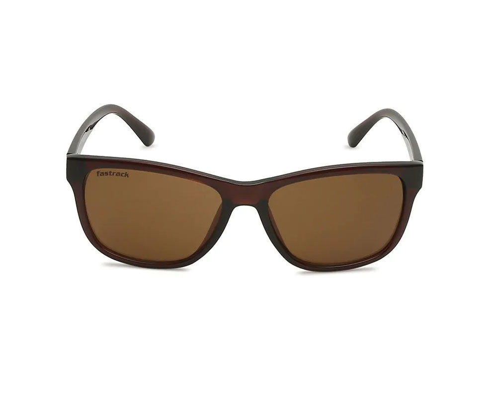 Buy Fastrack UV Protected Wayfarer Men's Sunglasses - (P301BR2|55|Brown  Color) at Amazon.in